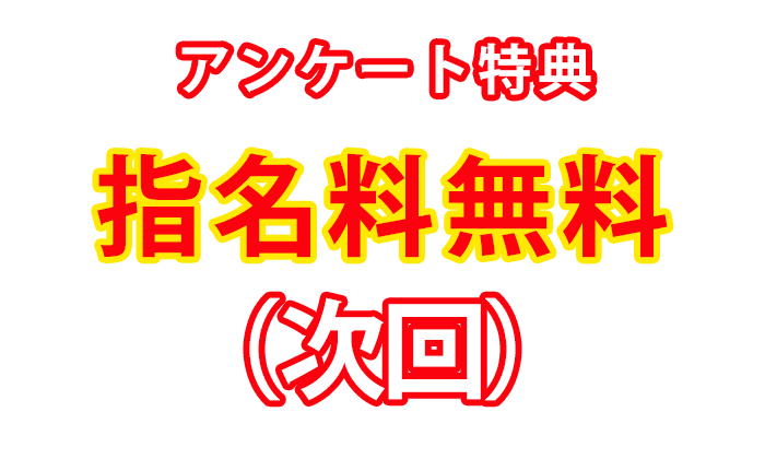 アンケート特典 オプション１つ無料